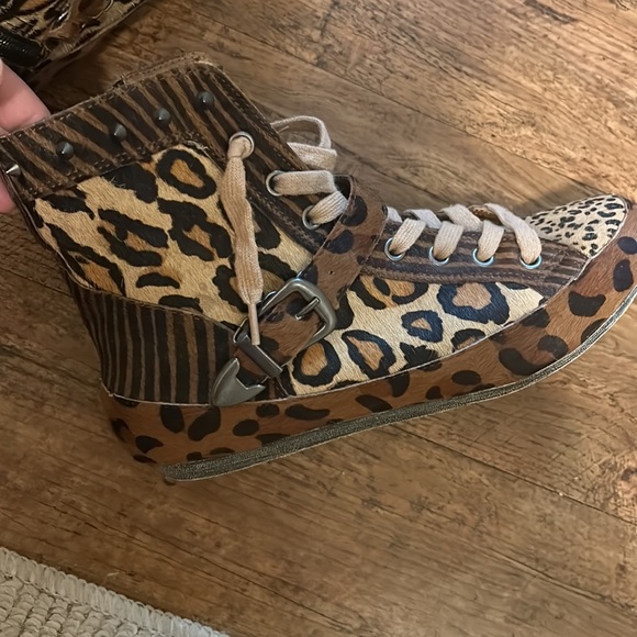 Sam Edelman Animal Print Booties - Picture 8 of 10